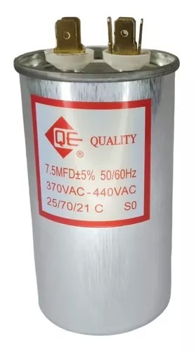 CONDENSADOR DE MARCHA 7.5 MFD 370 VAC