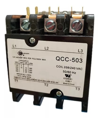 [E-COM0524] CONTACTOR 50 AMP /3 POLOS/208-240V