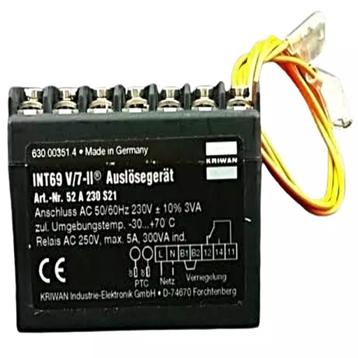 [E-COM0112] MÓDULO TERMISTORES INT-389 CONTROL INTEGRAL 347004-01